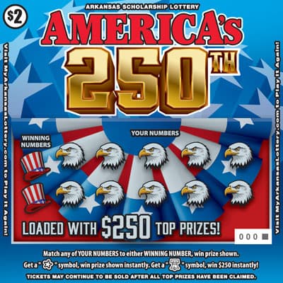 America's 250th scratch-off ticket