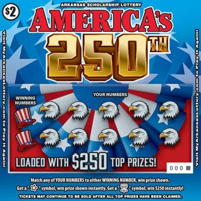 America's 250th scratch-off ticket