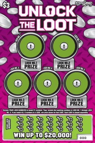 Unlock the Loot scratch-off ticket