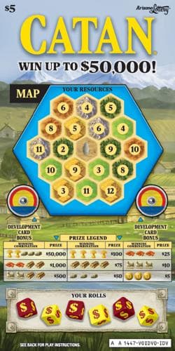 Catan scratch-off ticket