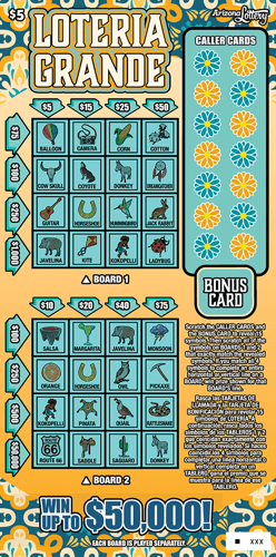 Lotería Grande scratch-off ticket