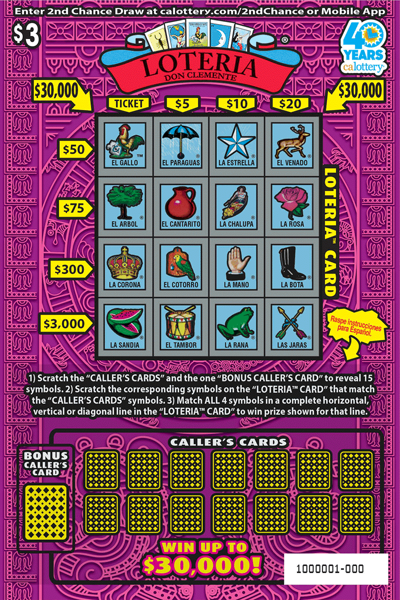 LOTERIA™ scratch-off ticket