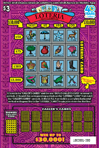 LOTERIA™ scratch-off ticket