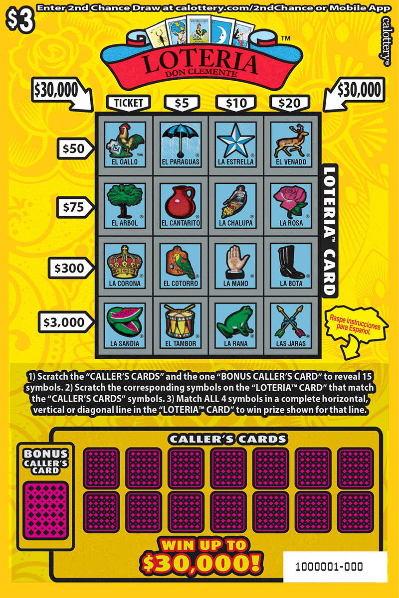 LOTERIA™ scratch-off ticket