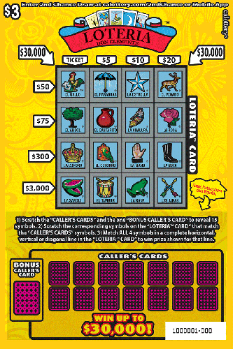 LOTERIA™ scratch-off ticket