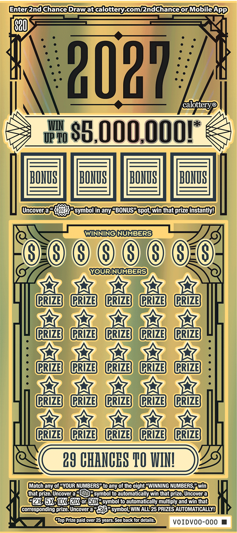 2027 scratch-off ticket