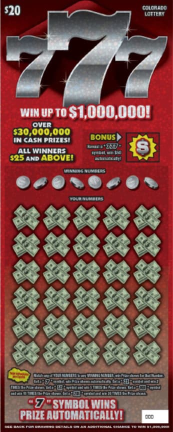 777 scratch-off ticket