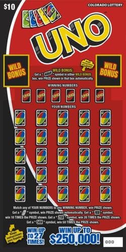 UNO™ scratch-off ticket