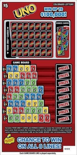 UNO™ scratch-off ticket