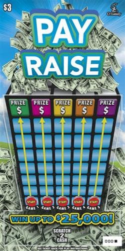 Pay Raise scratch-off ticket