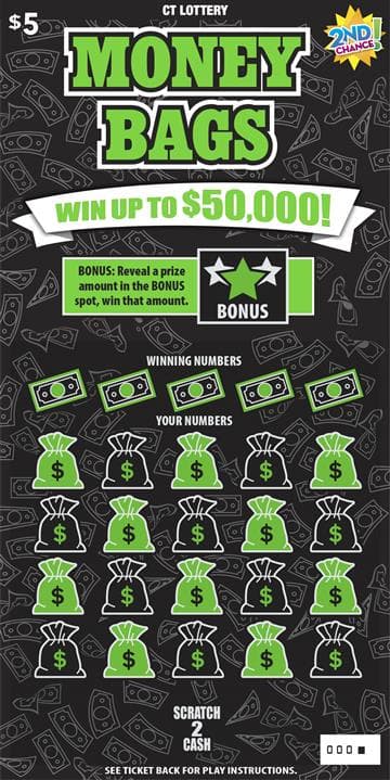 Money Bags scratch-off ticket
