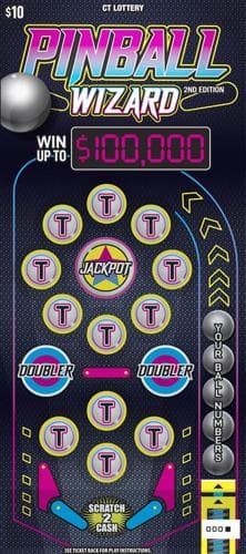 Pinball Wizard 2nd Edition scratch-off ticket