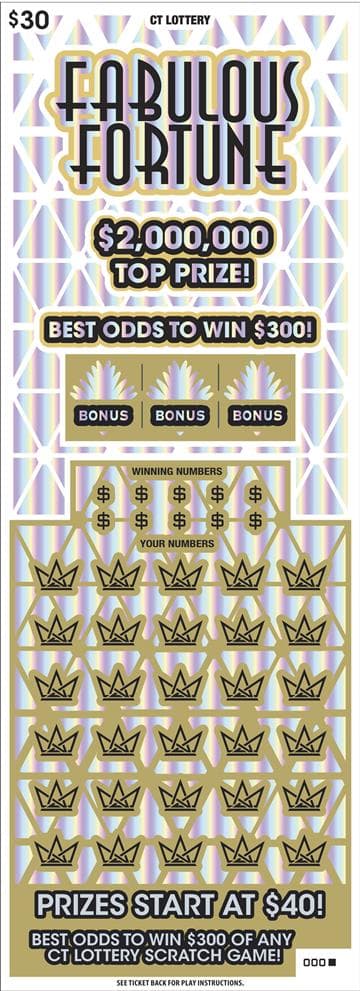Fabulous Fortune scratch-off ticket