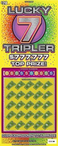 Lucky 7 Tripler scratch-off ticket