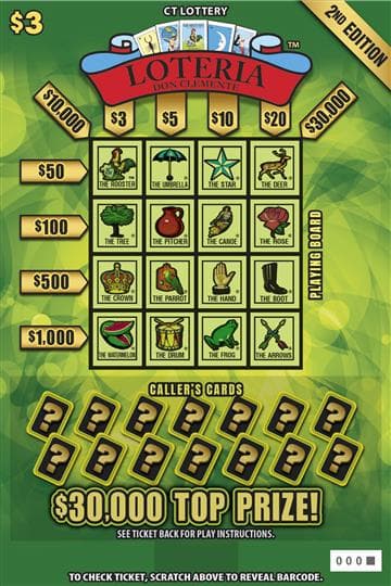 LOTERIA™ 2nd Edition scratch-off ticket