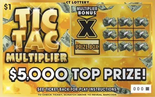 TIC TAC MULTIPLIER scratch-off ticket