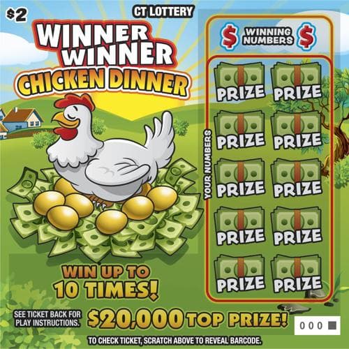 WINNER WINNER CHICKEN DINNER scratch-off ticket