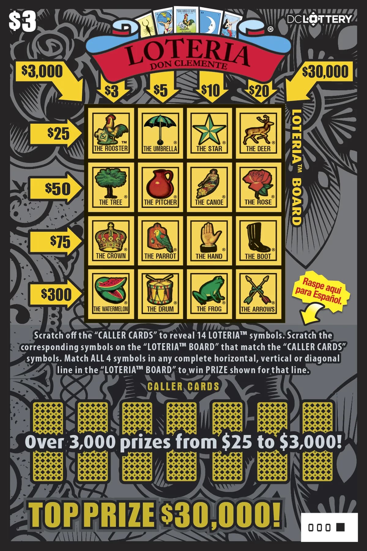 LOTERIA™ scratch-off ticket