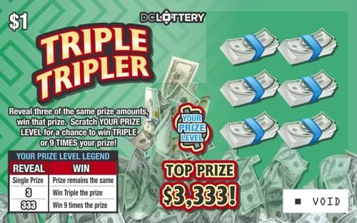 Triple Tripler scratch-off ticket