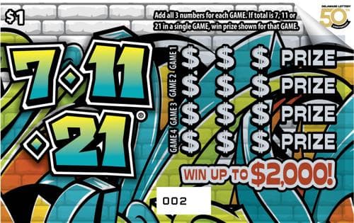 7-11-21 scratch-off ticket