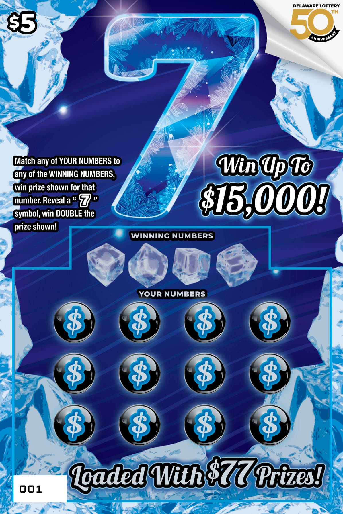 7 scratch-off ticket