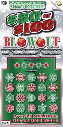 $50 or $100 Blowout scratch-off ticket