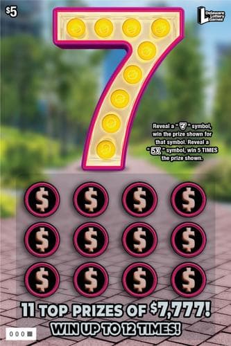 7 scratch-off ticket