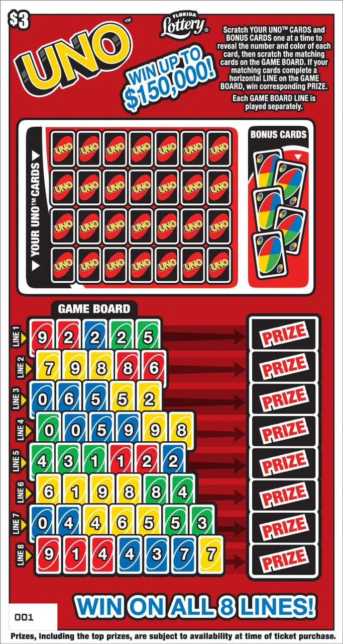 UNO™ scratch-off ticket