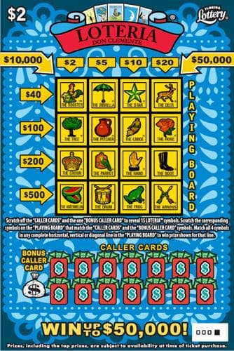 LOTERIA® scratch-off ticket
