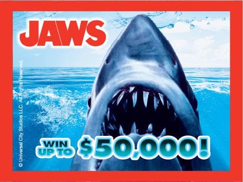 JAWS scratch-off ticket
