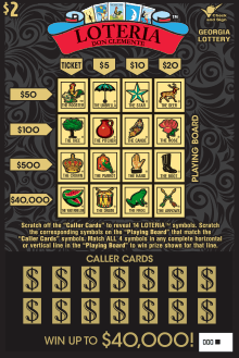 LOTERIA scratch-off ticket