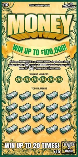 NEW!MONEY scratch-off ticket