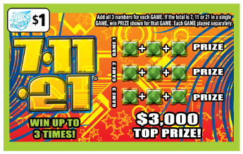7-11-21® scratch-off ticket