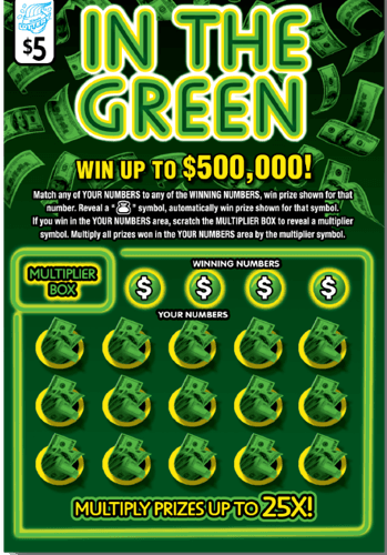 In the Green scratch-off ticket