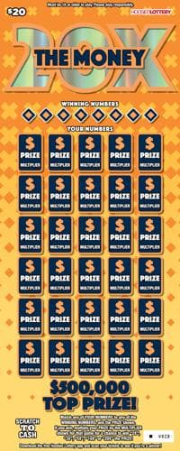 20X THE MONEY scratch-off ticket