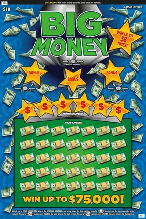 Big Money Super Ticket scratch-off ticket