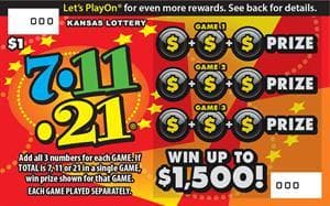 7-11-21 scratch-off ticket