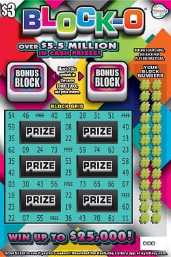 Block-O® scratch-off ticket