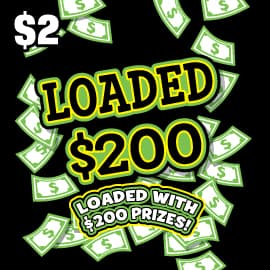 Loaded 200 scratch-off ticket
