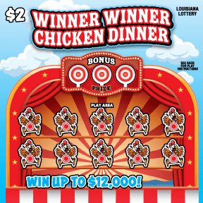 Winner Winner Chicken Dinner scratch-off ticket