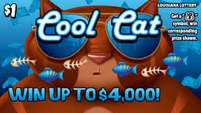 Cool Cat scratch-off ticket