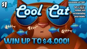 Cool Cat scratch-off ticket