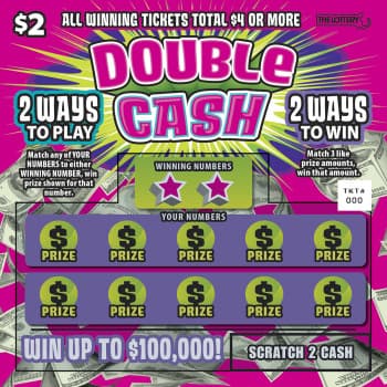 Double Cash scratch-off ticket