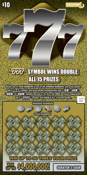 777 scratch-off ticket