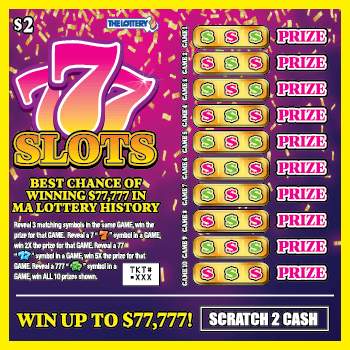 777 SLOTS scratch-off ticket