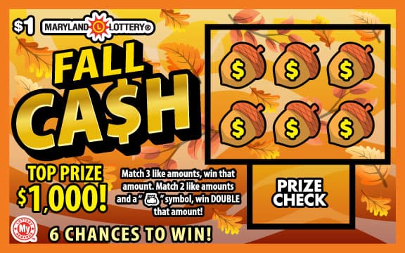 CA$H scratch-off ticket