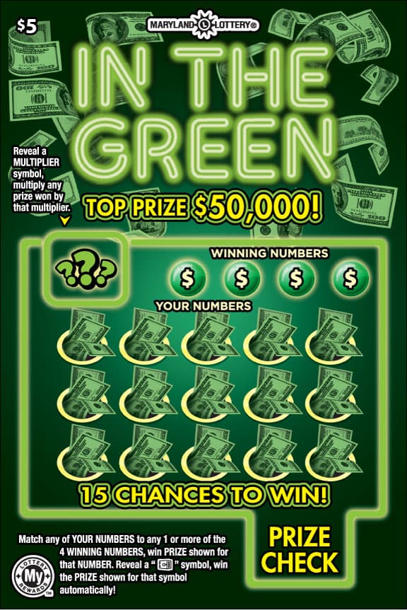 In the Green scratch-off ticket