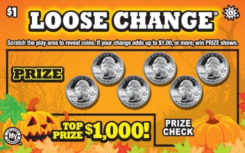 Loose Change® scratch-off ticket