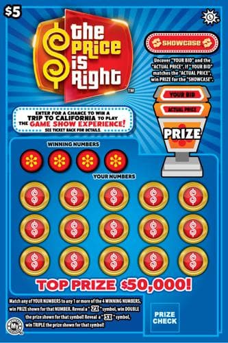 The Price is Right™ scratch-off ticket