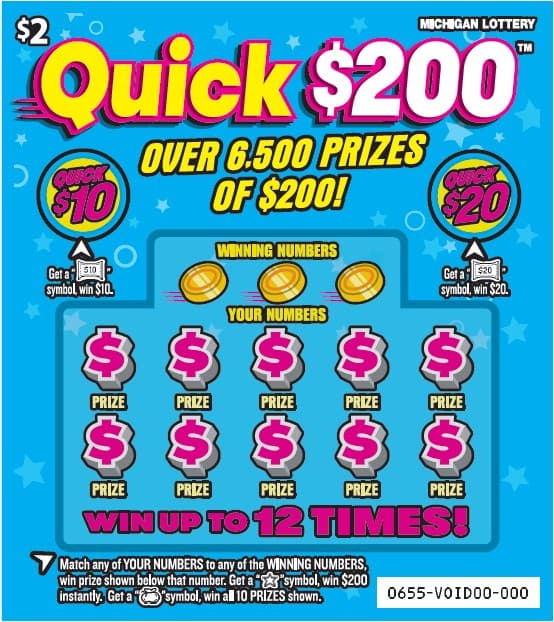 Quick $200 scratch-off ticket